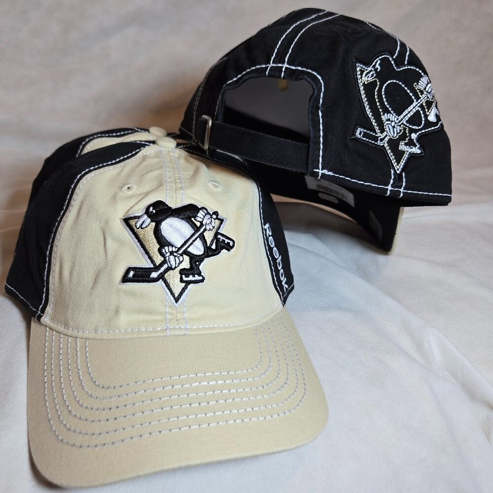 NHL Pittsburgh Penguins Reebok Adjustable Cap Hat NWT
